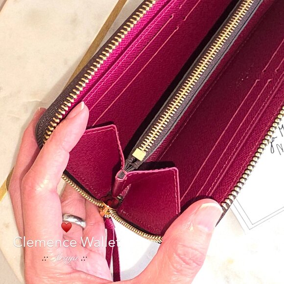 Louis Vuitton Clemence Wallet 100%Authentic - Picture 12 of 14